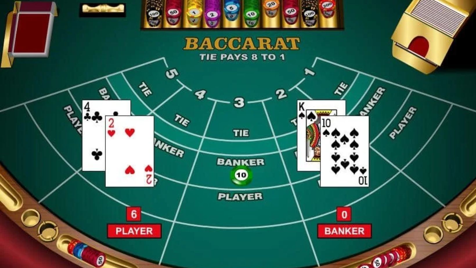 Baccarat in online casino