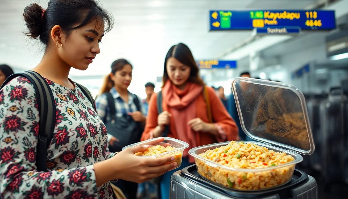 Can I Take Food Kayudapu on a Plane