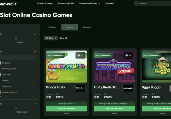 The Most Popular Slots in Online Casinos